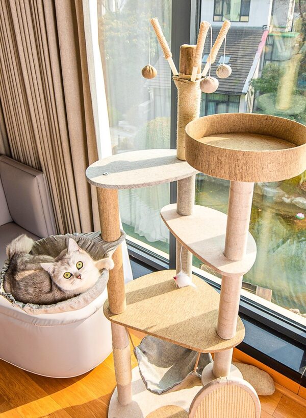 Árbol rascador para gatos varios niveles - Image 2