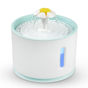 Fuente de agua automática con luz LED para mascotas