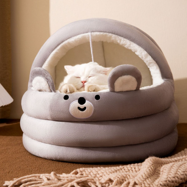 Cama con cojín para mascotas - Image 4