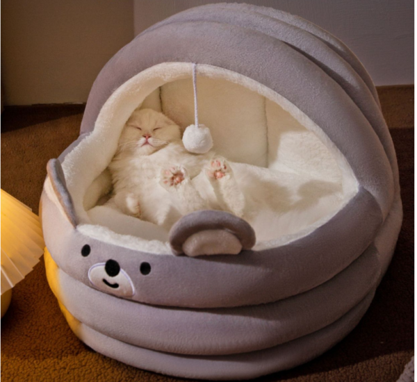 Cama con cojín para mascotas - Image 5