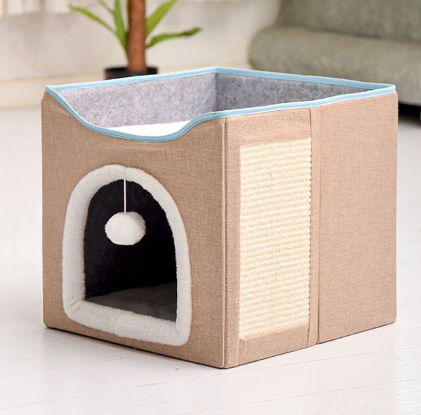 Cama, rascador plegable para gatos - Image 2